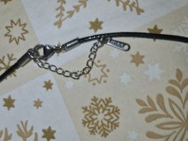 1 Leinenhalsband m.Karabiner Verschluss 48 cm