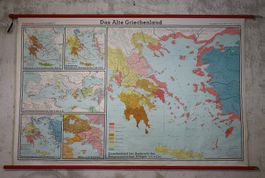 XL Schulwandkarte "Das Alte Griechenland"