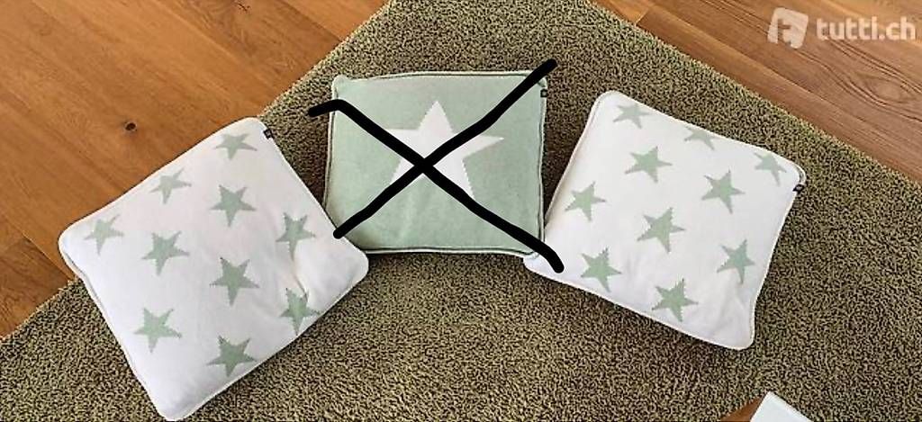 Cuscini: Gant Kissenhülle Sterne – Usato da Kastanienbaum venduto da pet_57dn 3
