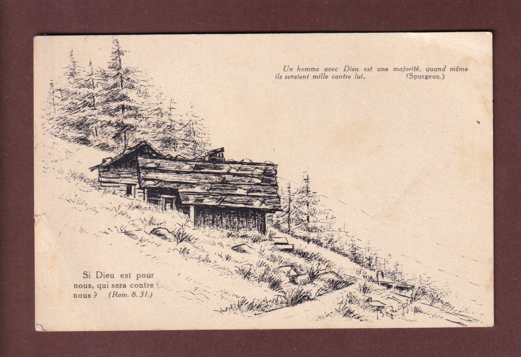 Cartoline postali: Leysin - EN ESSERTS - 1925 // pli d'angle – Usato da Pully venduto da nicecards-shop