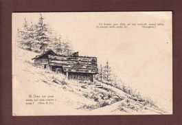 Leysin - EN ESSERTS - 1925 // pli d'angle