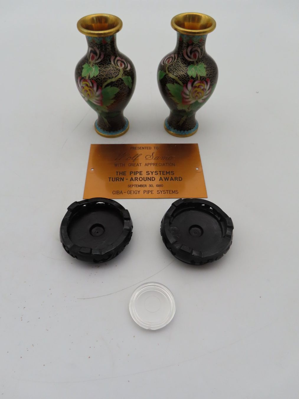 Vasi & Recipienti: 2 chinesische Cloisonne-Vasen – Usato da Reinach BL venduto da WBZ-Flohmarkt 3