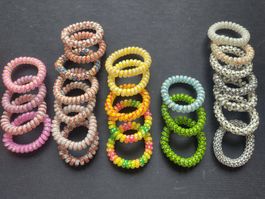 26 Haargummi Set bunt neu