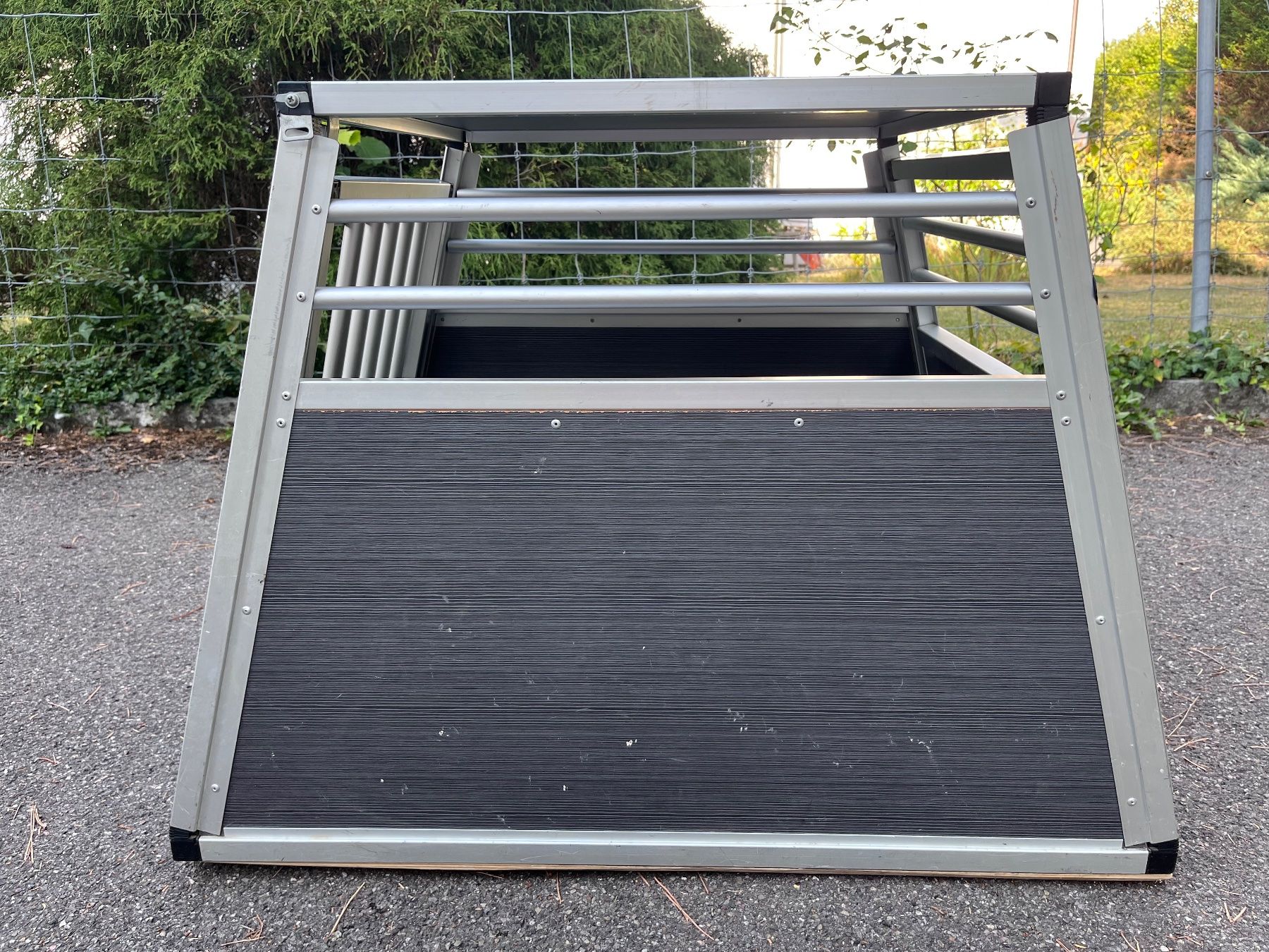 Gabbie, trasporto & Sicurezza: Hunde-Transportbox mit Notausstieg – Usato da Pfaffhausen venduto da jah_k7jw 3