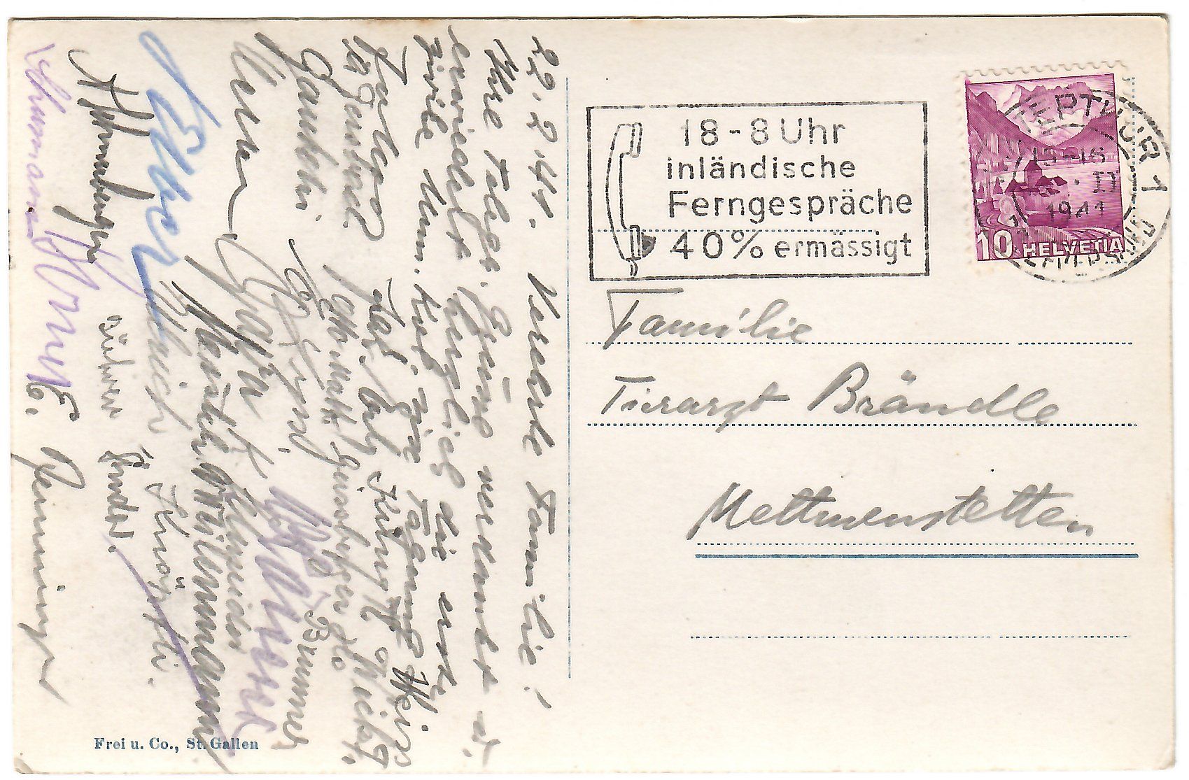 Cartes postales: Ansichtskarte Winterthur,   Kantonsschule – D'occasion à Kerns par etma3 1