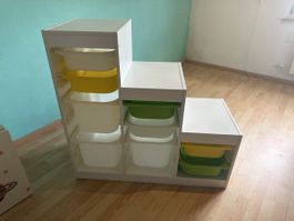 Regal, Möbel, Spielzeug Regal, Ikea, Schubladen 