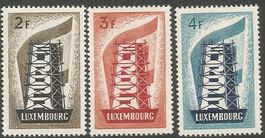 3 Timbres de 1956 ( Luxembourg / Europa / Neufs** )
