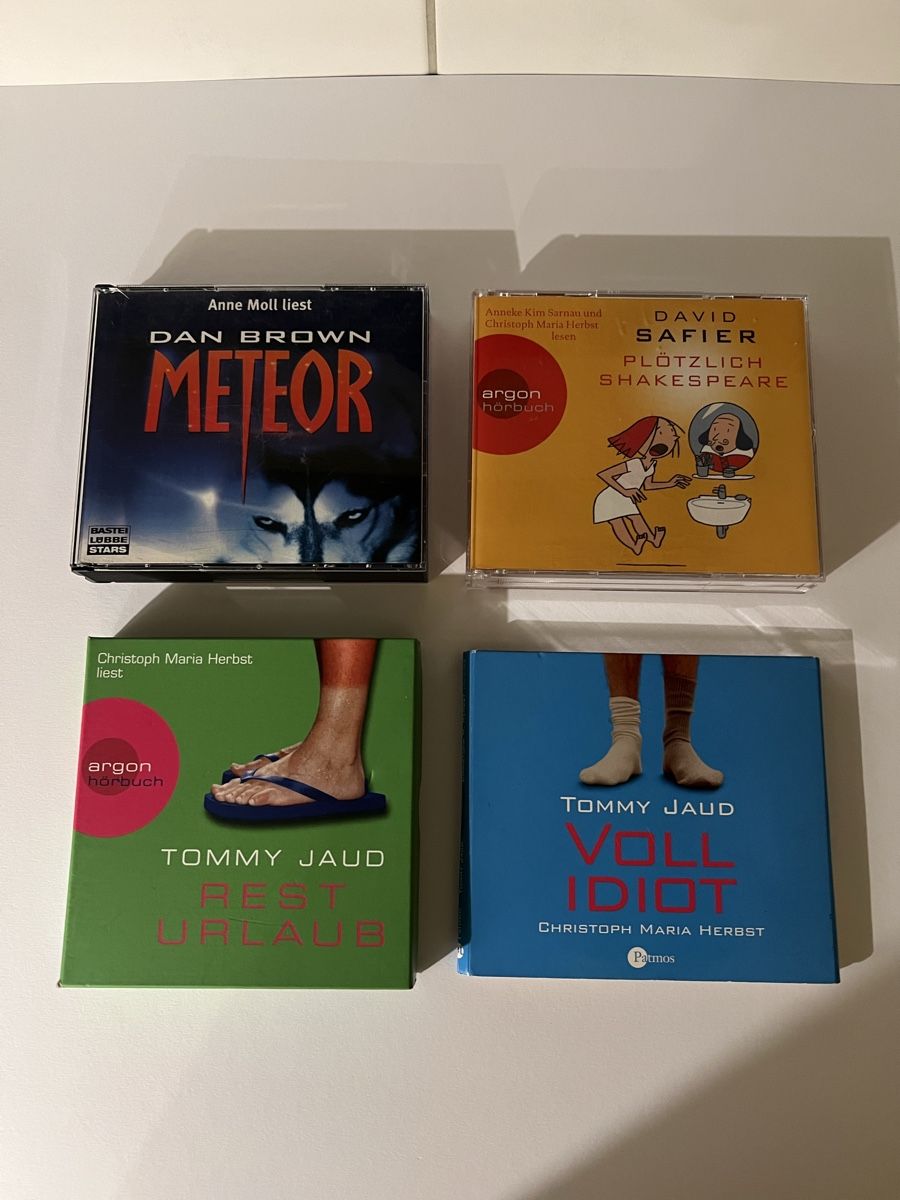 Livres audio: 4 verschieden Hörbücher – D'occasion à Rupperswil par sige82