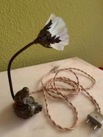 Kleine Jugenstil Bronze Tisch Lampe - Art Nouveau