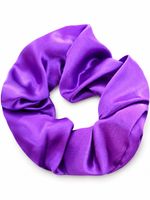 Violetter Scrunchie Haargummi – 11 cm – Festival / Party