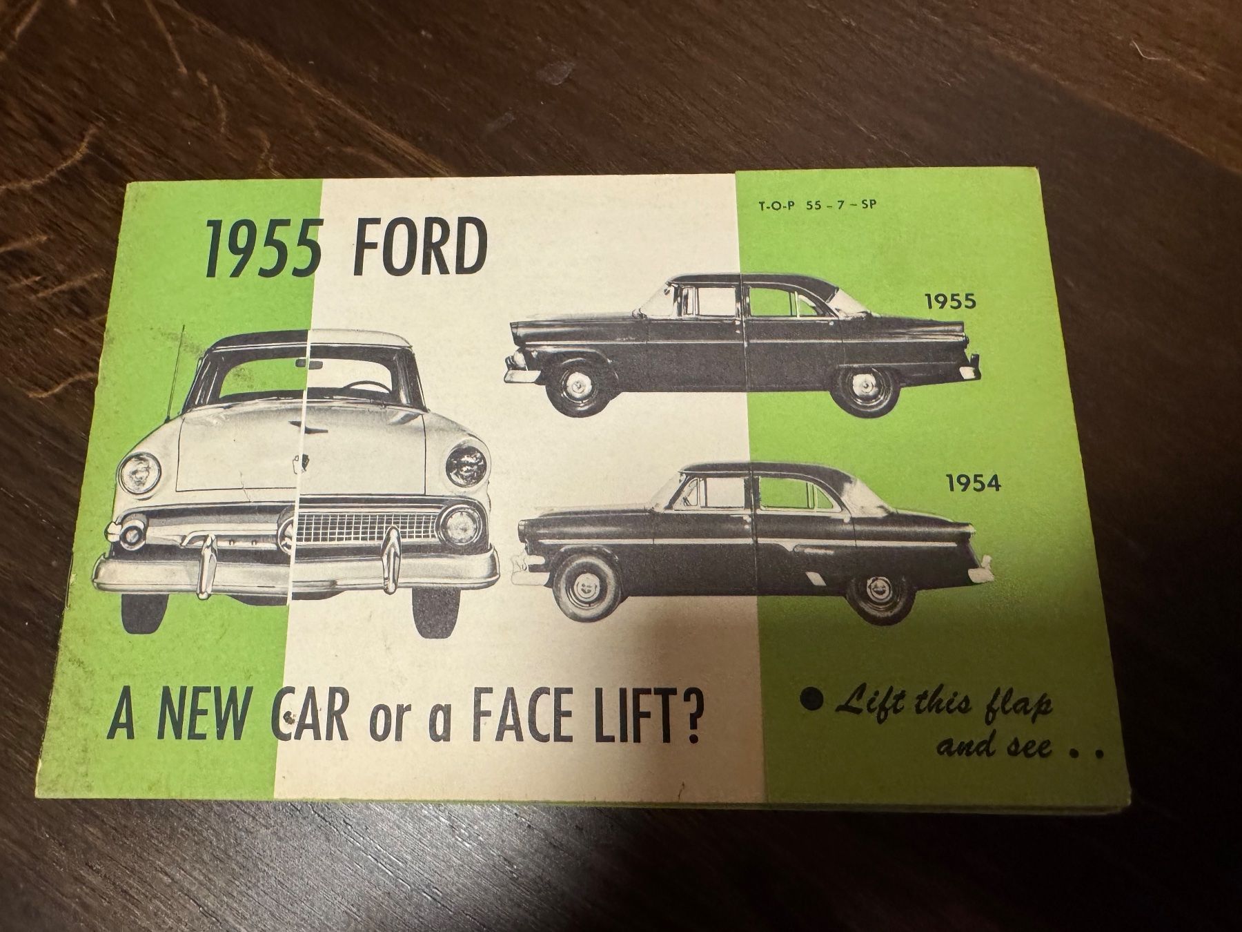 Autres accessoires p. véhicule: 1955 FORD WERBE PROSPEKT ORIGINAL SELTEN – D'occasion à Balterswil par MR_FEELGOOD