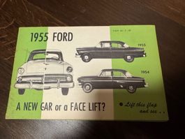 1955 FORD WERBE PROSPEKT ORIGINAL SELTEN