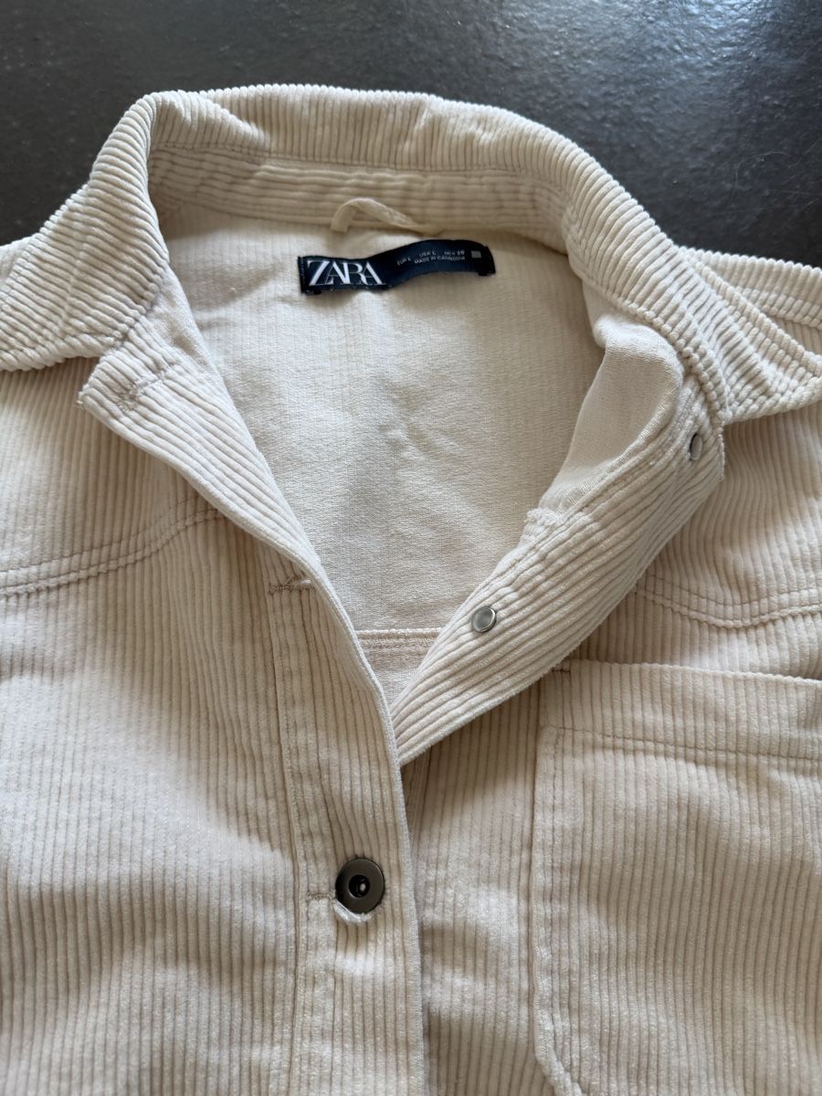 Zara Giacche: Zara Cord Jacke Beige Gr. M – Usato da Zürich venduto da mel_p7z9 1