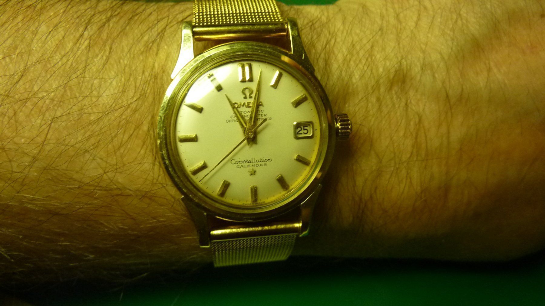 Omega Orologi: omega constellation vintage gold 14 k – Usato da Ittigen venduto da sebolino 1