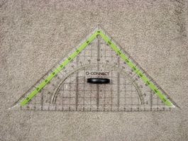 Geo Zeichen Dreieck Winkel Messer Lineal transparent