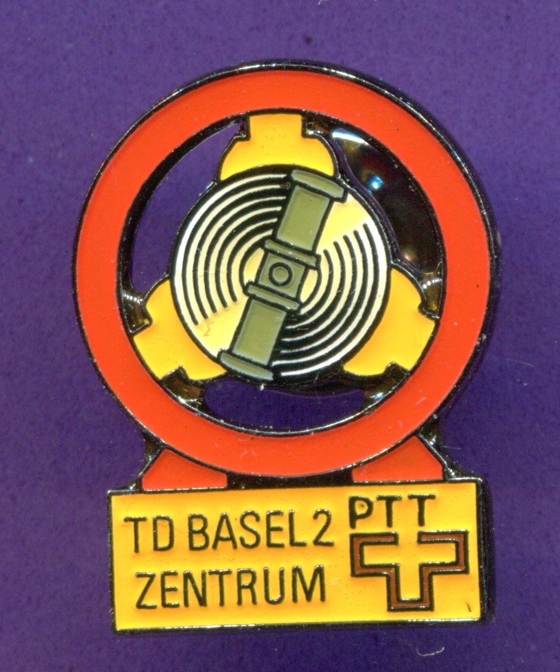 Plaketten & Abzeichen: PTT   TD BASEL 2 ZENTRUM – Gebraucht aus Winterthur von Sammleroase