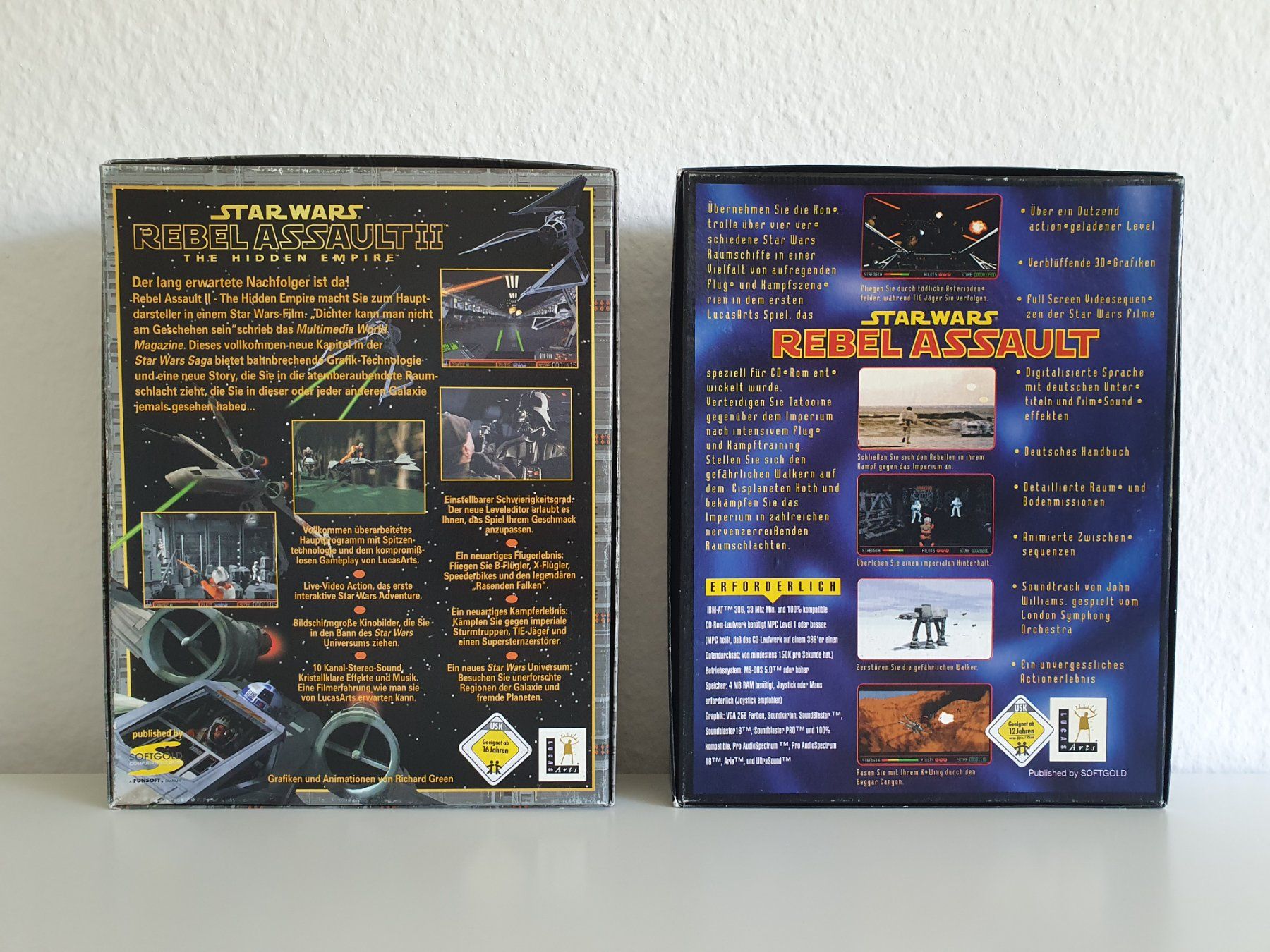 Giochi: PC Games Star Wars: Rebel Assault 1+2 1993-95 Big Box Bundle – Usato da Greifensee venduto da perfectioN88 2