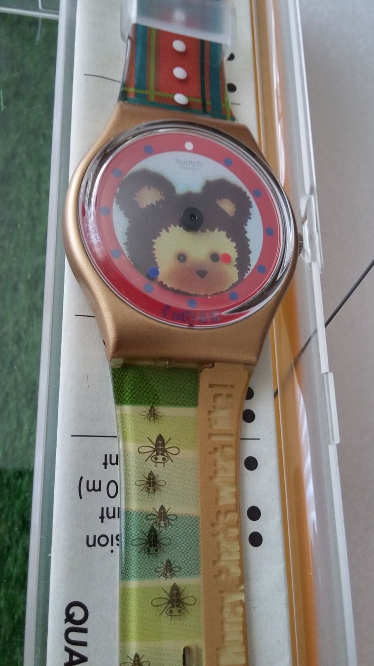 Swatch Uhren: SWATCH TEDDY GJ121 Sammleruhr – Gebraucht aus Zürich von sendbad