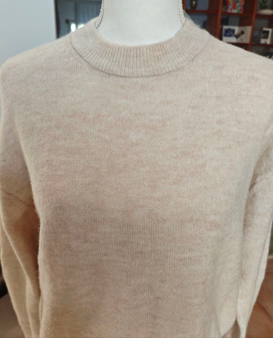 H&M Maglioni & Felpe: DAMEN WOLLE PULLOVER  GR.S H&M, HELL BEIGE, NEU – Nuovo e nell'imballaggio originale da Weiningen ZH venduto da actera 3