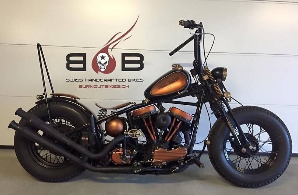 Harley-Davidson Altro: HARLEY DAVIDSON FL PANHEAD 1948 CUSTOMBIKE – Usato da Sirnach venduto da B.O.B.BIKES