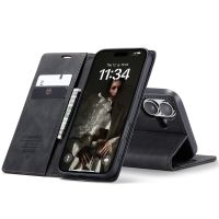 iPhone 17  - étui à rabat portefeuille antichoc Noir