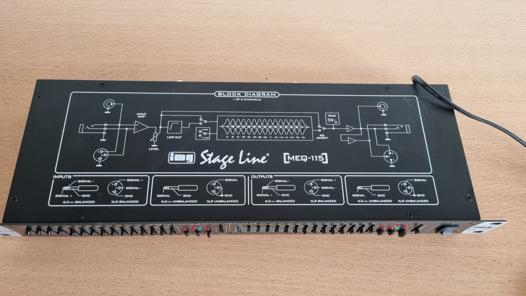 Equalizer: IMG Stageline Graphic-Equalizer EMG-115 – Gebraucht aus Hochdorf von Pinsel66 1