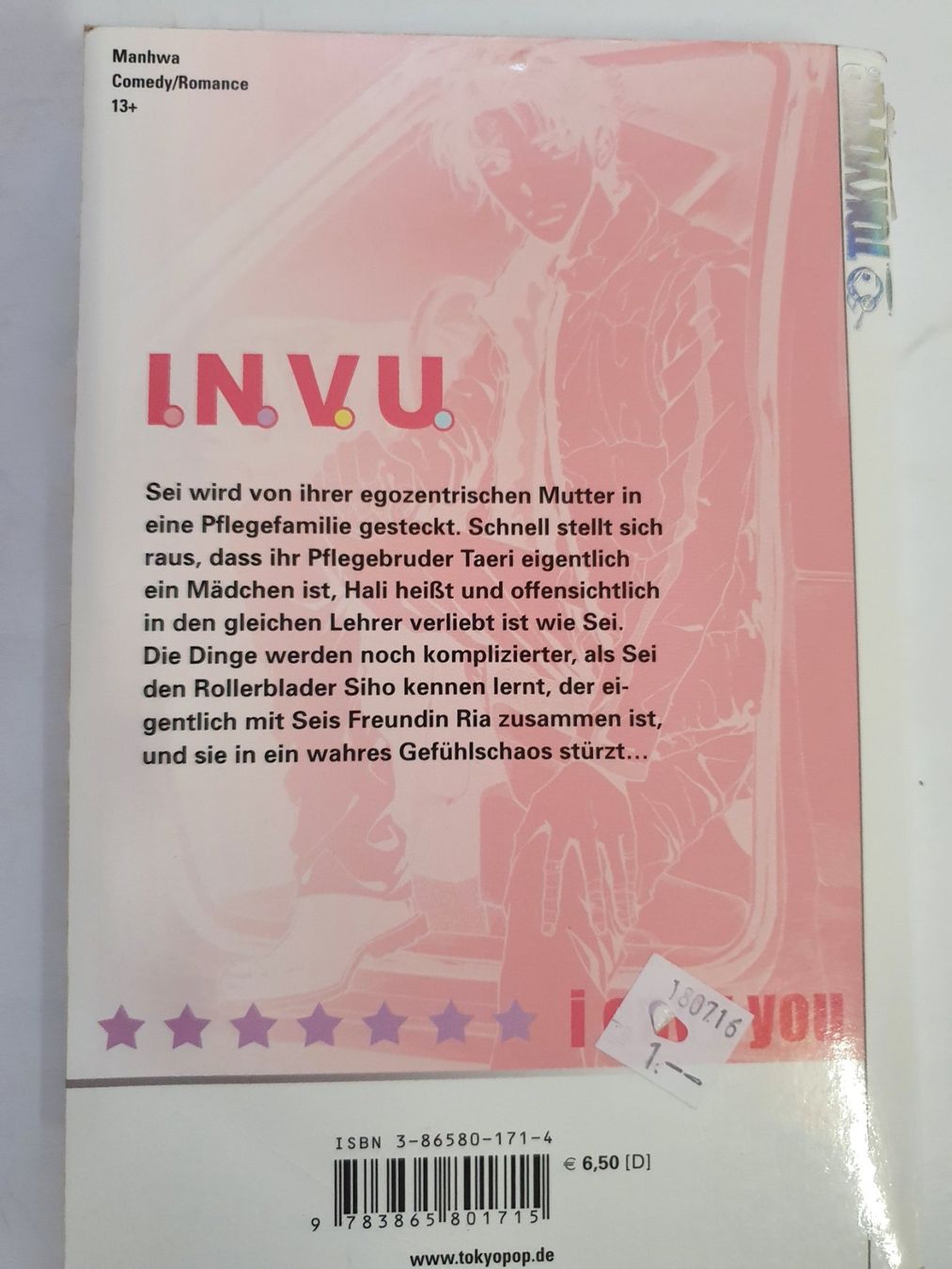 Fumetti: I.N.V.U. 1 / Manga INVU – Usato da Oberdorf BL venduto da BaldenEagle 3