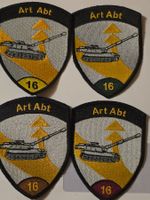 Artillerie Abzeichen 4x Art Abt 16 Divers Badges