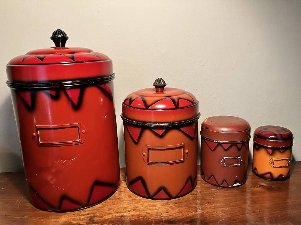 Barattoli: 4 barattoli Knorr vintage – Usato da Vezia venduto da Curzio83