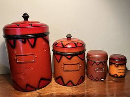 4 barattoli Knorr vintage