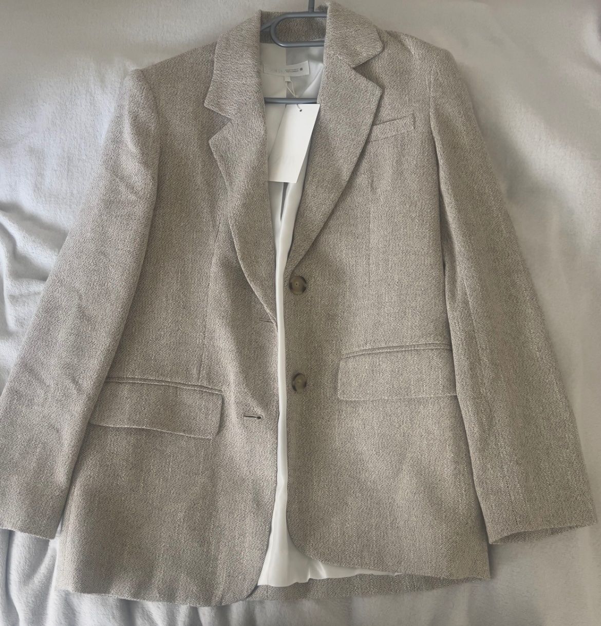 Zara Giacche: Blazer Zara Creme beige – Nuovo e nell'imballaggio originale da Wettingen venduto da JS_Collection