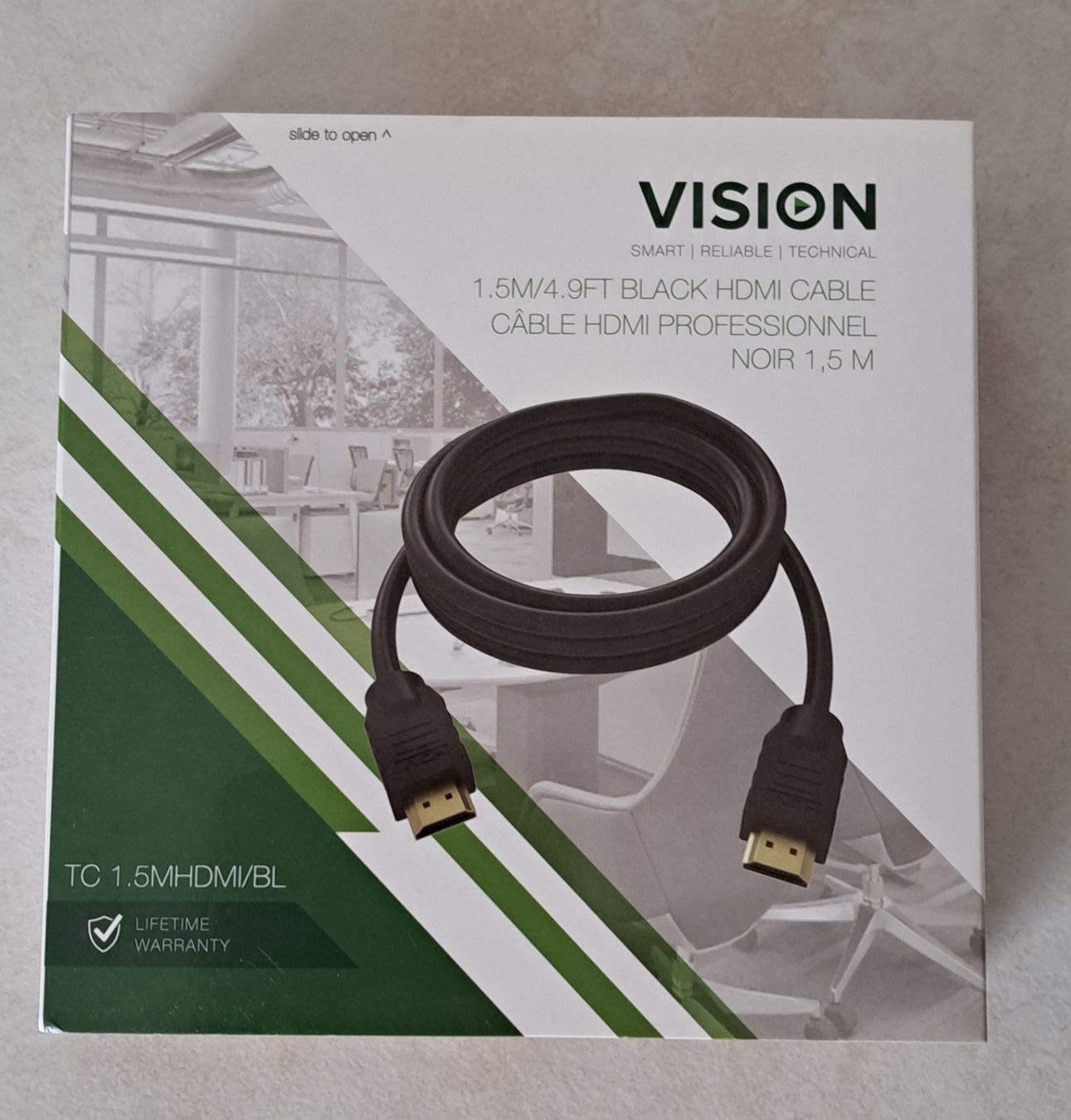 Cavi: ***** 1.5m Black HDMI Cable - Professionnel – Nuovo e nell'imballaggio originale da Villaz-St-Pierre venduto da Ubid