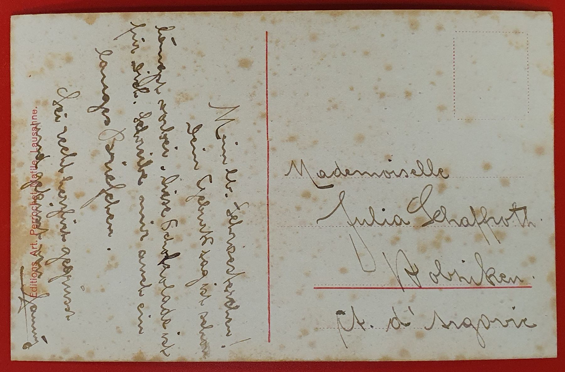 Cartoline postali: Vaumarcus. Jardin de la Clinique. – Usato da Kreuzlingen venduto da Rschweiz1 1