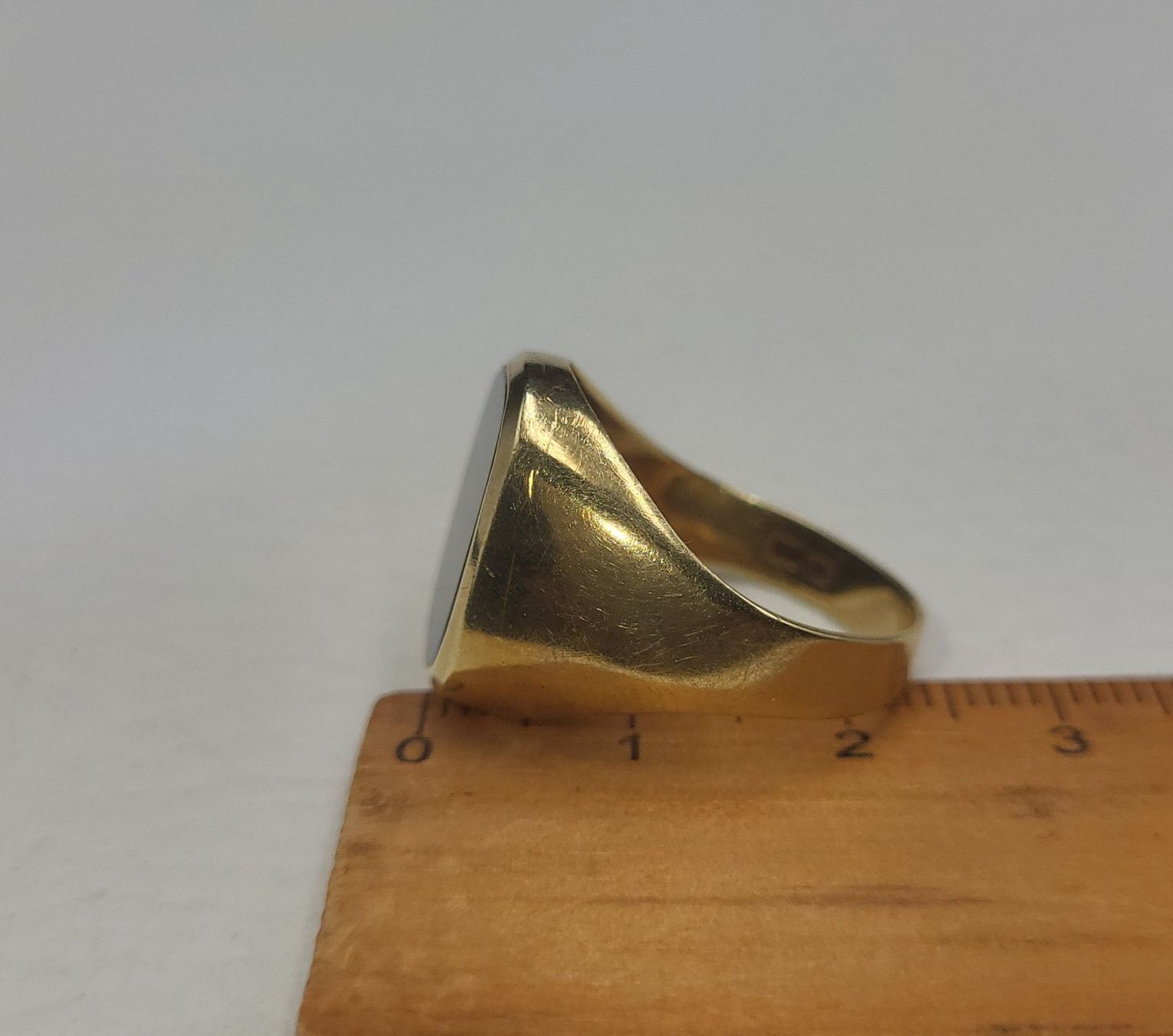 Anelli: Gold 585 Siegelring Mit  Onyx – Usato da Wald ZH venduto da Dasilver 8