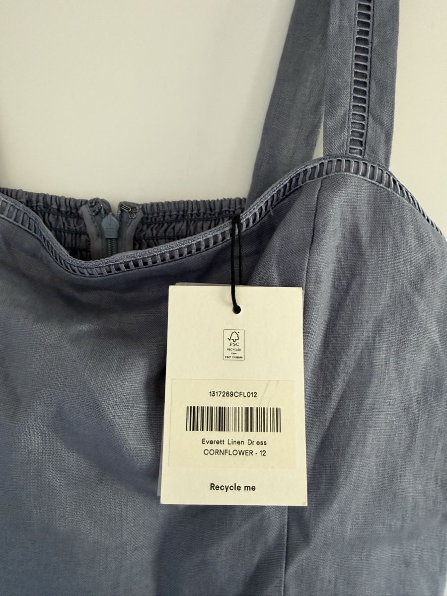 Reformation Vestiti: Reformation Everett Linen Dress New – Nuovo e nell'imballaggio originale da Zürich venduto da cha_pk9g 5