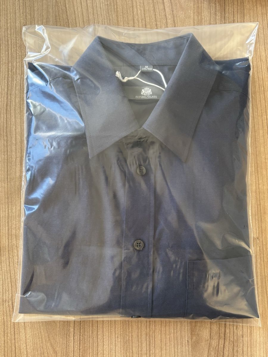 Hemden: NEU** Royal Class Hemd - M - dunkelblau – Neu und originalverpackt aus Jona von Sid100 4