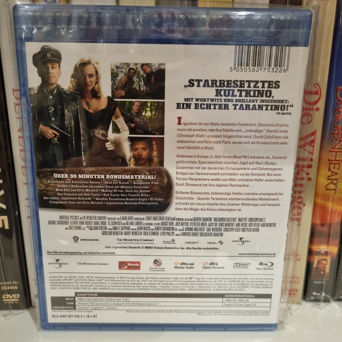 Tutti i DVDs: Inglourious Basterds Blu-ray – Usato da Bremgarten AG venduto da Mediensammler24 1