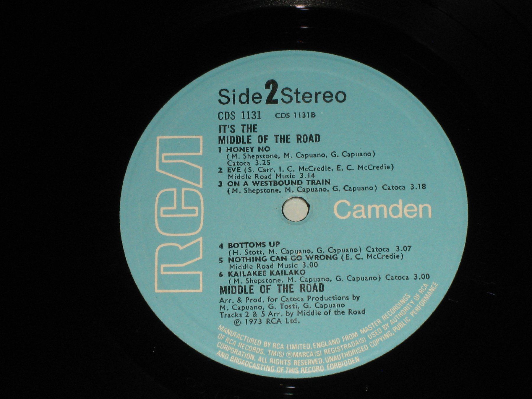 Dischi in vinile: LP - MIDDLE OF THE ROAD – Usato da Steckborn venduto da Quo7 2