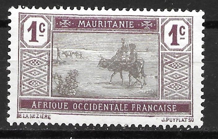 Tutti i francobolli: Mauretanien 1913: Handelskarawane – Usato da Zürich venduto da Rainstamps