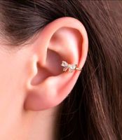 💎 Ohrklemme / Ear Cuff / Fake Piercing (linkes Ohr)
