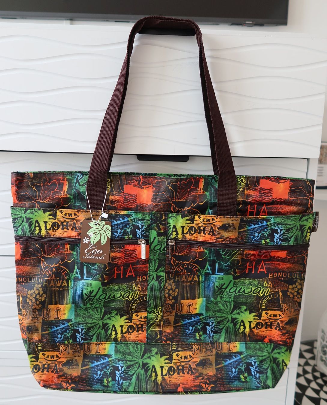 Taschen: Robuster Shopper aus Hawaii, 50x30cm - NEU – Neu und originalverpackt aus Zürich von Piki7