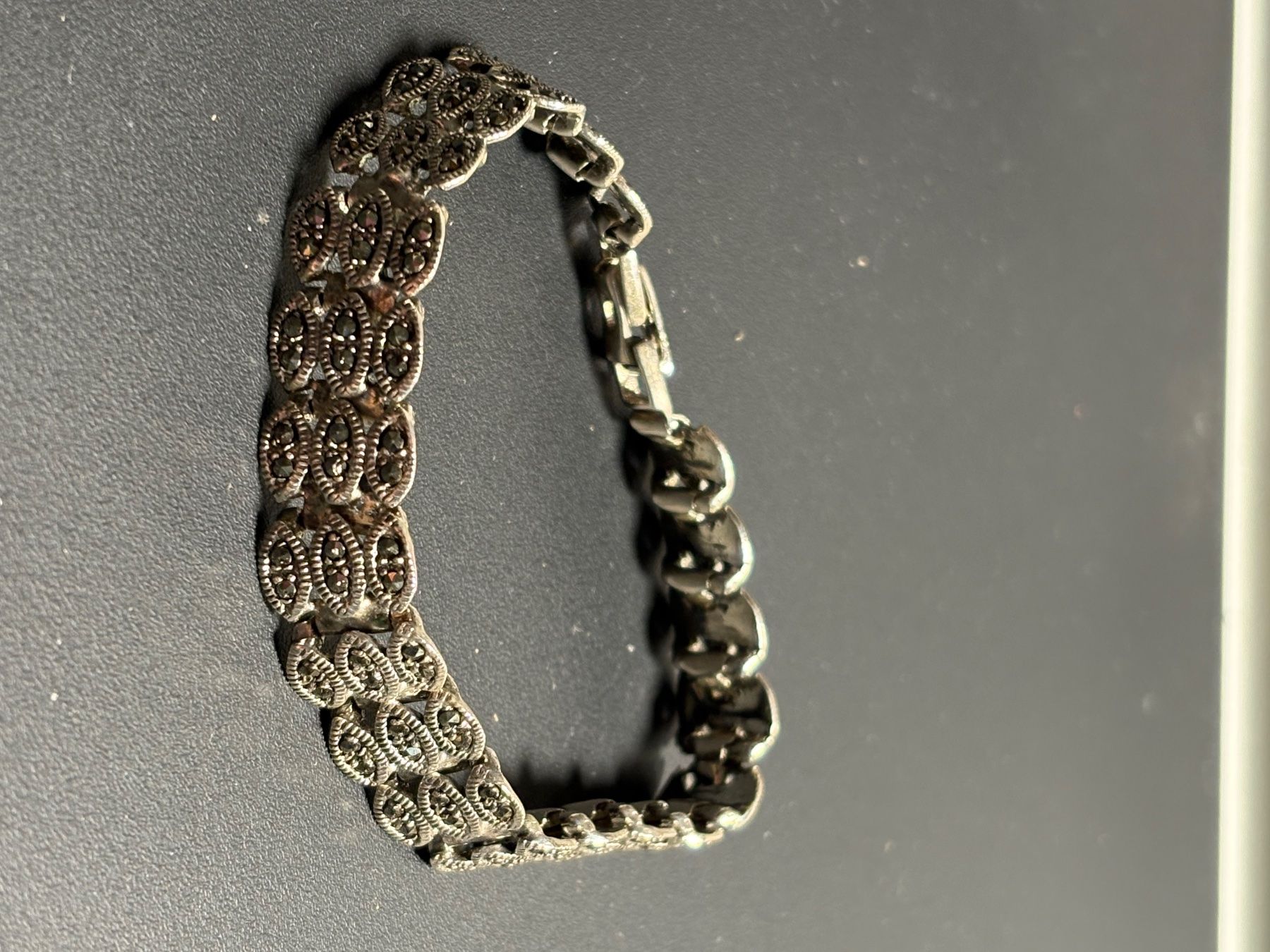 Armbänder & -reifen: Wunderschönes Silberarmband 925 mit Markasitten – Gebraucht aus St. Peterzell von verena40 4