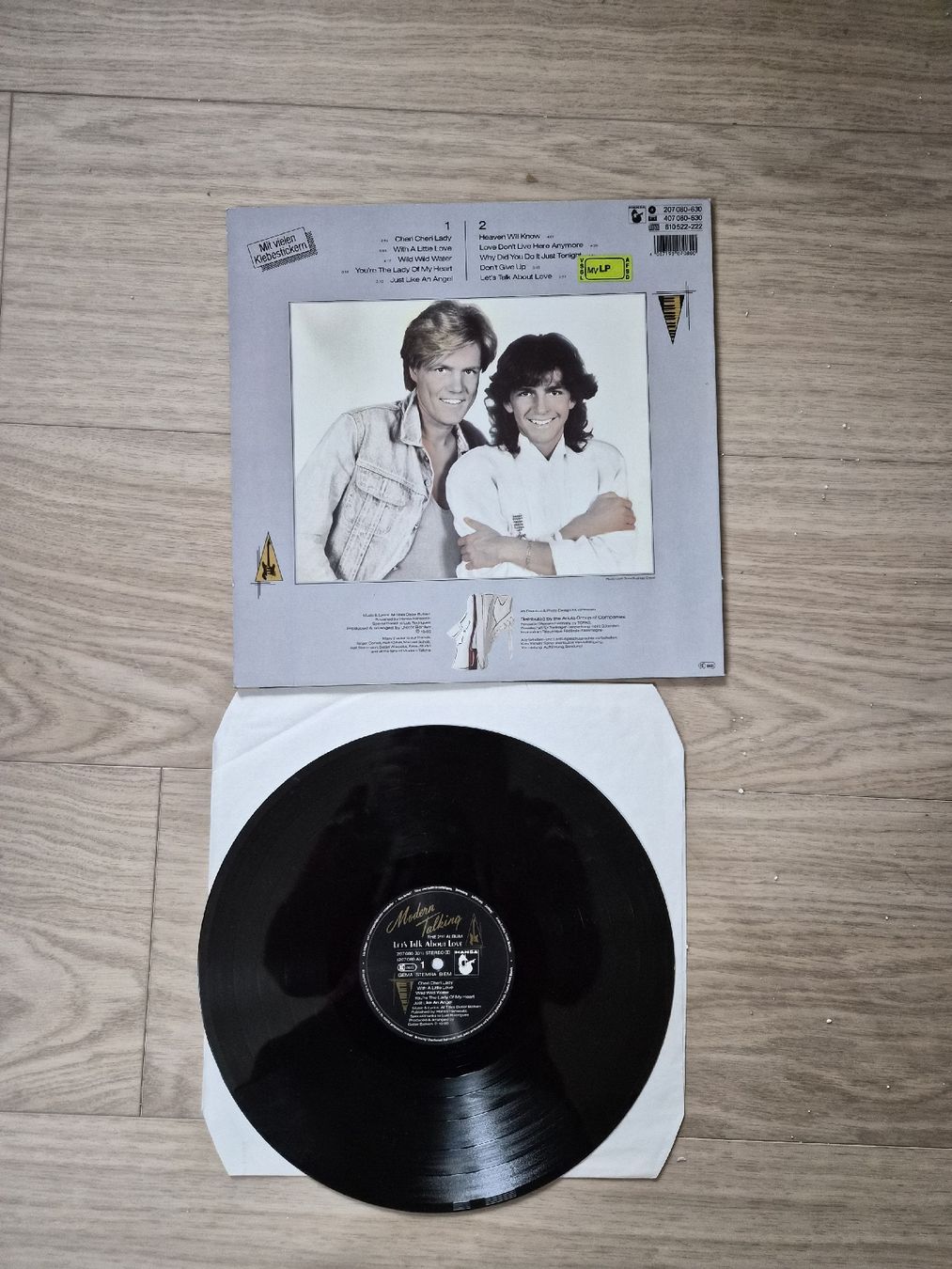 Schallplatten: Modern Talking LP - Let's Talk About Love - Vinyle 1985 – Gebraucht aus La Joux FR von car_ck96 1