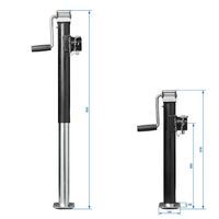 Ausdrehstütze klappbar 570-950mm