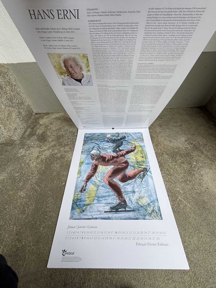 Kalender: HANS ERNI Kunstkalender Wandkalender 2026 – Gebraucht aus Konolfingen von petzipetz 1