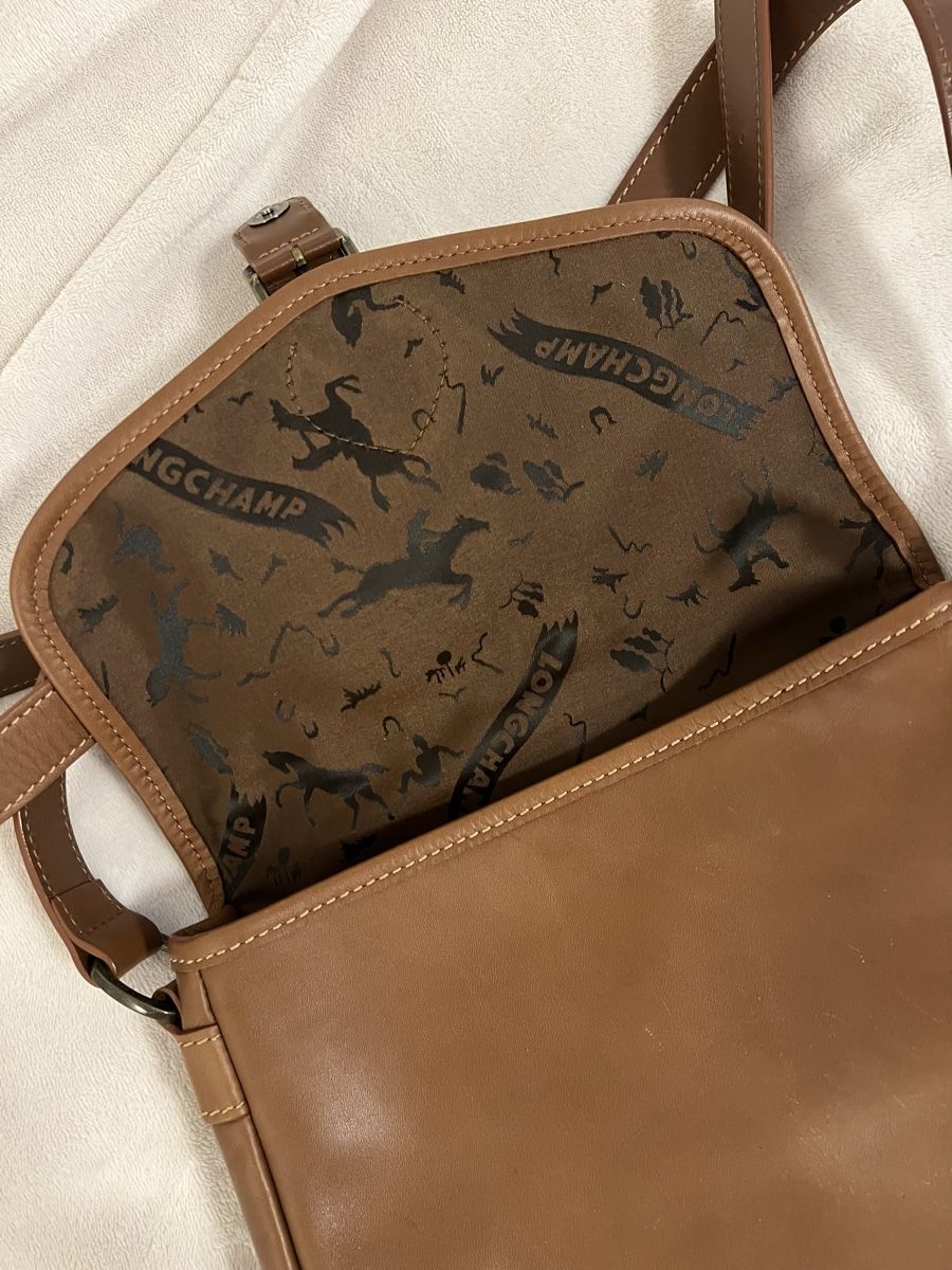 Longchamp Borse da donna: Longchamp Umhaengetasche Leder braun  – Usato da Savièse venduto da Flowery_x 1