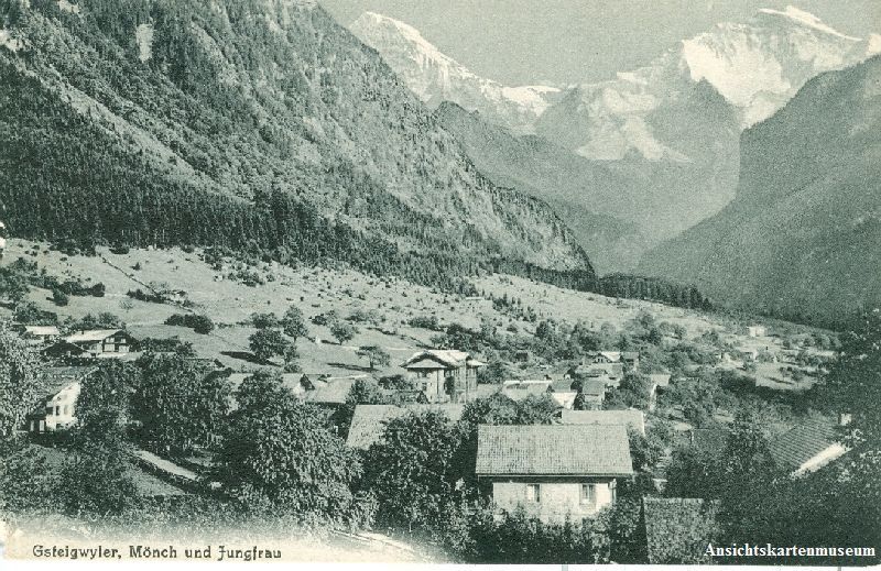Cartoline postali: Gsteigwyler + 1909 – Usato da Emmenbrücke venduto da teestube