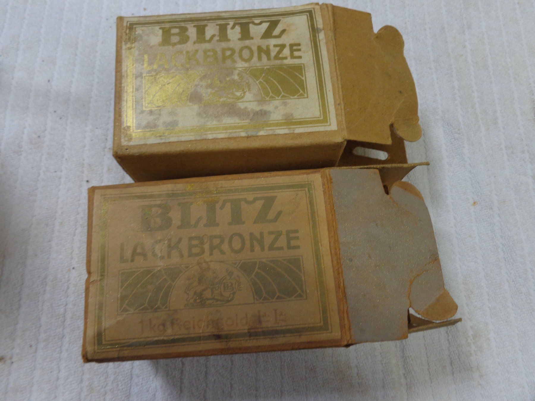 Spille & Fermagli: Blitz Lackbronce Reichsgold  alt 2 Pack angebrochen – Usato da Liestal venduto da Gecko16 3