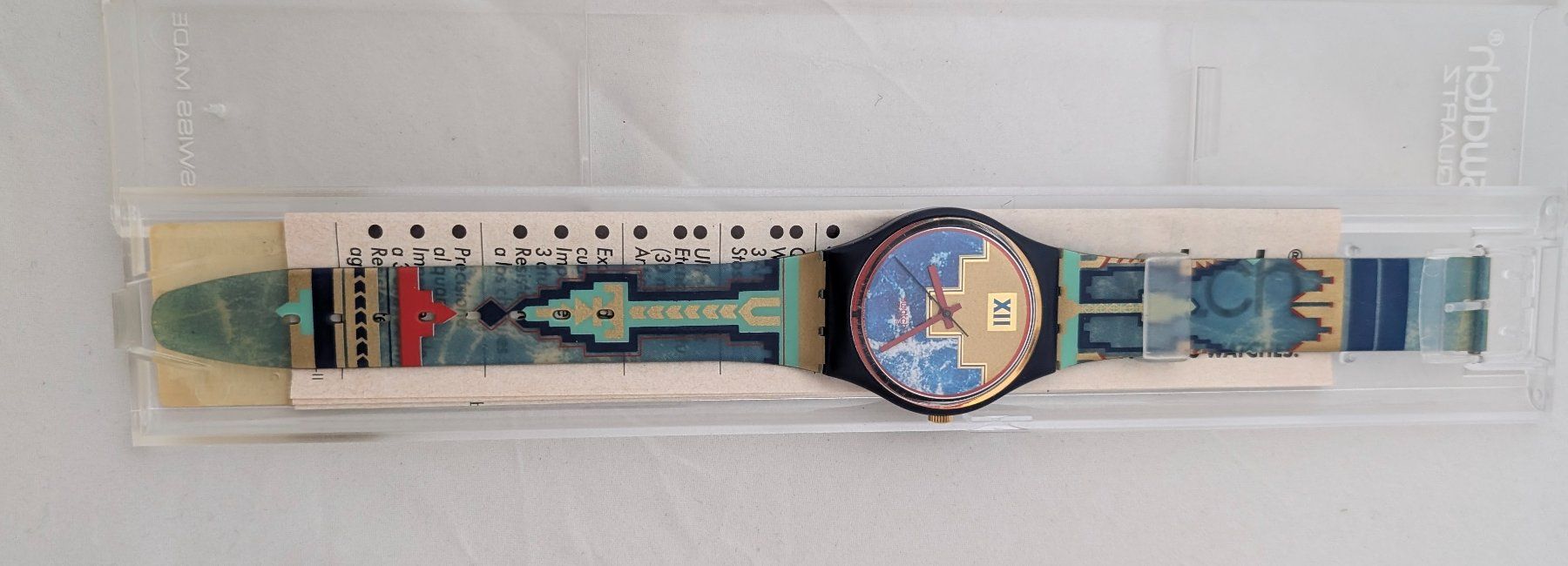 Swatch Orologi: Swatch GN 114 Flamingo 1990 – Nuovo (secondo la descrizione) da Ettingen venduto da Kartenplanet 1