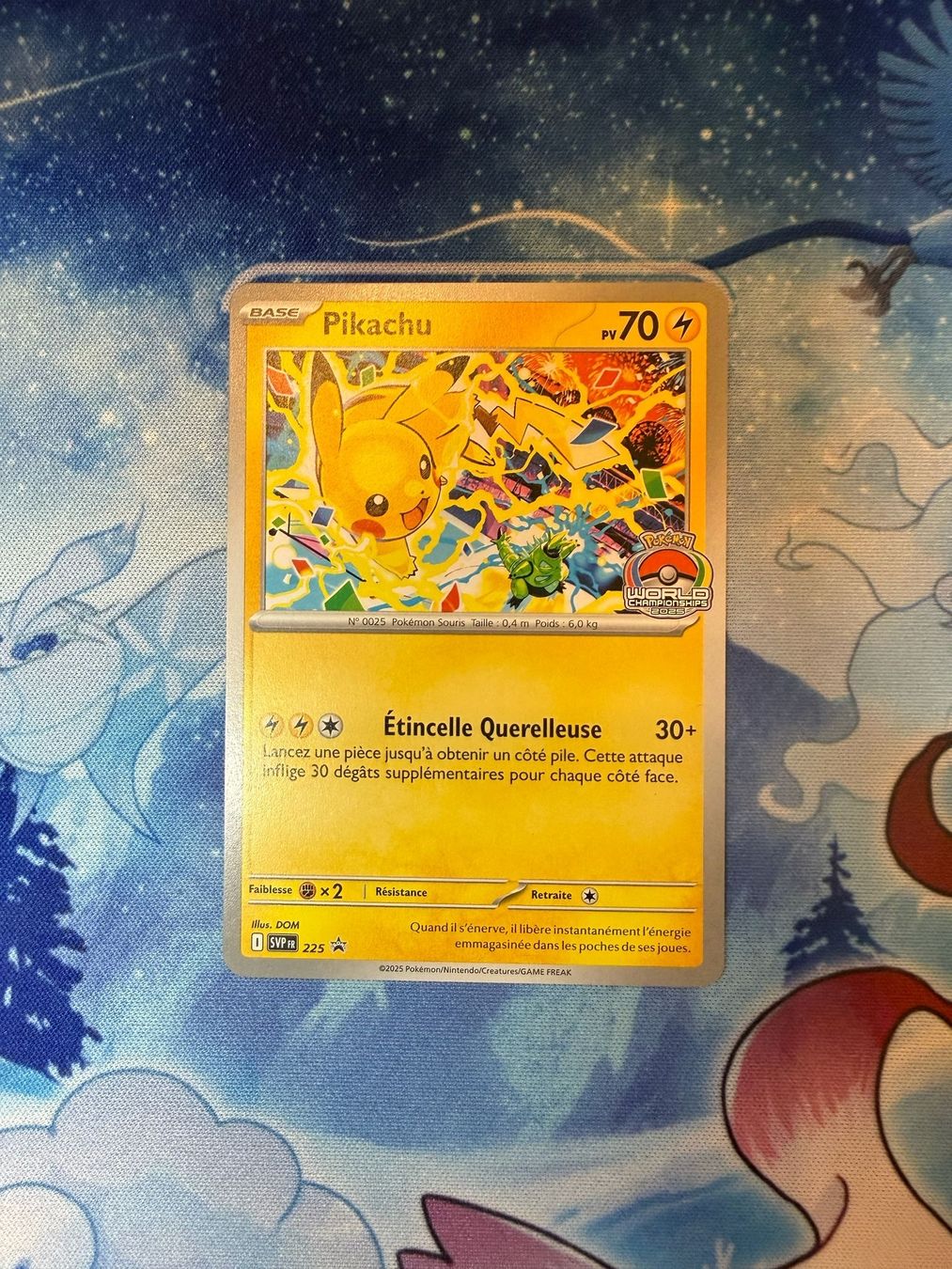 Pokémon Carte collezionabili: Pikachu PROMO - SVP 225 FR – Nuovo (secondo la descrizione) da Courgenay venduto da ScamBoxOff